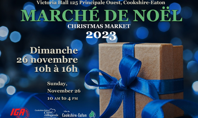 Marché de Noël de Cookshire-Eaton - 26 novembre 2023