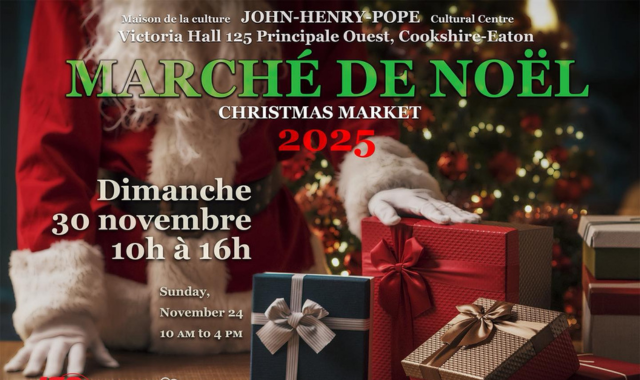Christmas market at the Maison de la culture John-Henry-Pope
